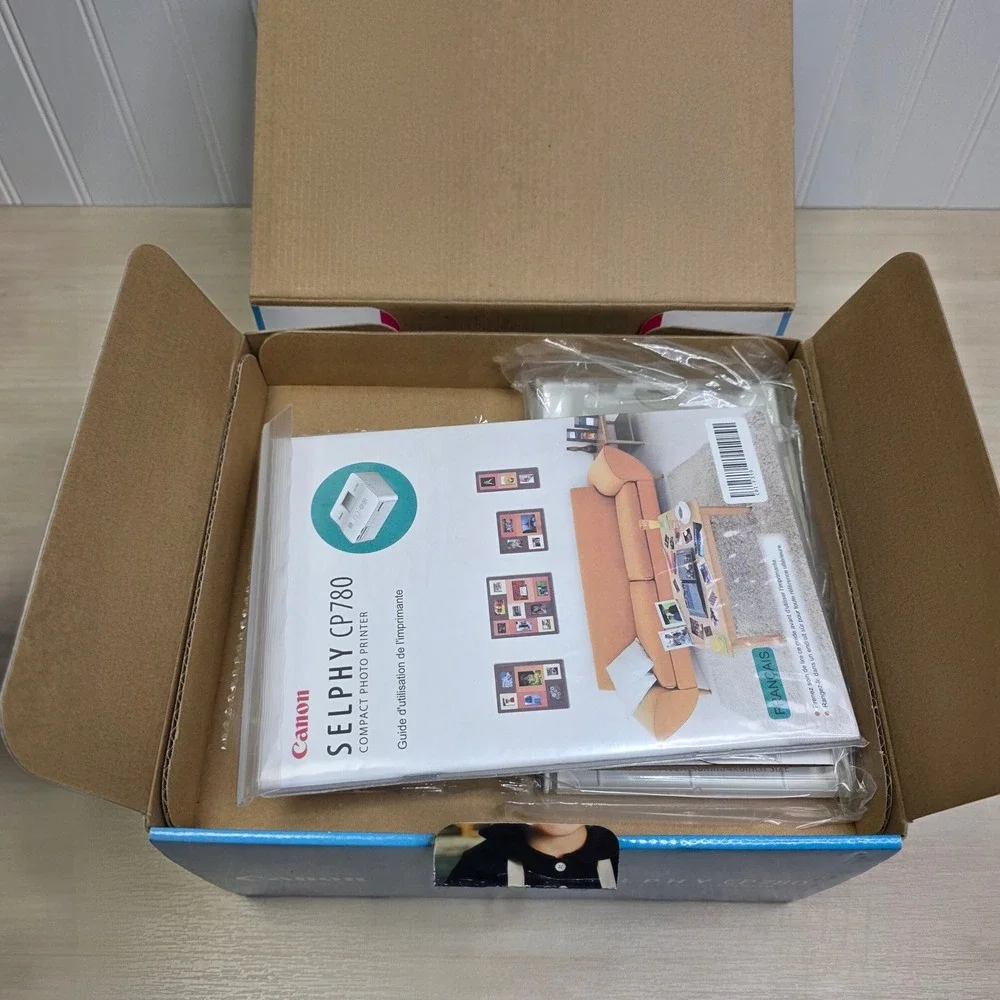 Canon SELPHY CP780 Compact Photo Printer Silver Portable 4x6 NEW Open Box
